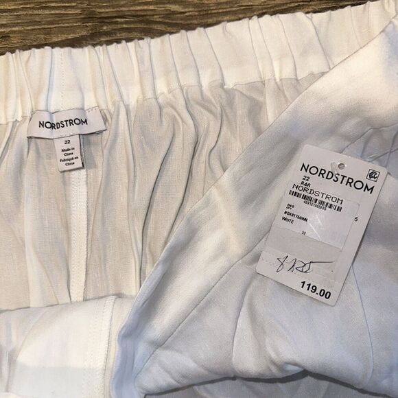 Nordstrom Women's Size 22W Trousers Pants Elastic Back Waist. NWT. E - Picture 3 of 7